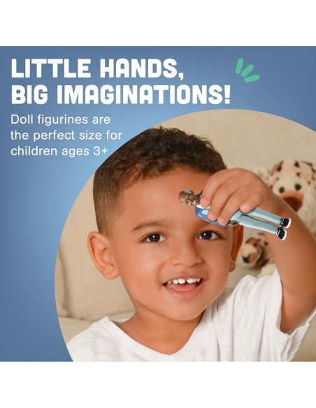 Conjunto de Figuras de Juguete Afroamericanas Creative Minds - 8 Piezas