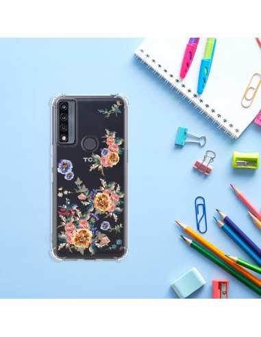 Funda de Silicona Transparente Romozi para Alcatel TCL 4X 5G - 3 Piezas