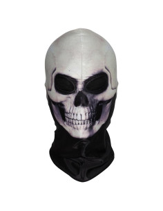 Máscara de Esqueleto 3D WTACTFUL - Lycra Transpirable para Halloween