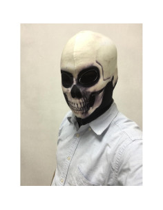 Máscara de Esqueleto 3D WTACTFUL - Lycra Transpirable para Halloween 2