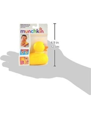 Juguete de baño Munchkin Pato de Seguridad White Hot Amarillo