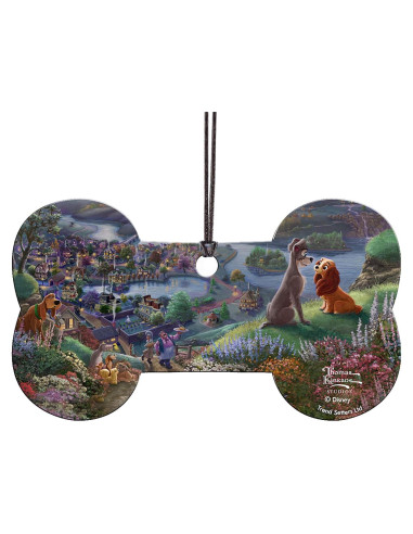 Accesorio Acrílico Colgante Hueso La Dama y el Vagabundo