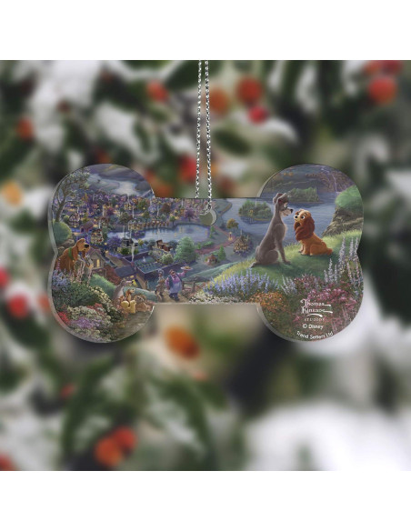 Accesorio Acrílico Colgante Hueso La Dama y el Vagabundo