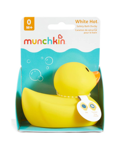 Juguete de baño Munchkin Pato de Seguridad White Hot Amarillo