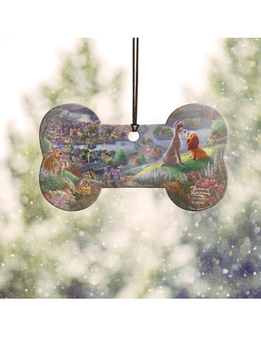 Accesorio Acrílico Colgante Hueso La Dama y el Vagabundo