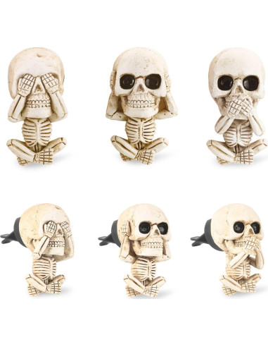 Ambientador de Auto Calavera HiComFly - 3 Piezas Aromatizantes