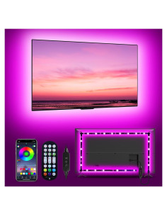 Luces LED MATICOD 3.0m RGB para TV 81-109cm Control APP