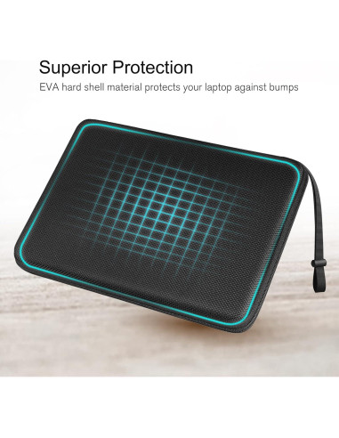 FINPAC Funda Dura para Tableta 11" Negra - Protección Total