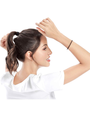 Gomas para el Cabello AwEx - 50 Elásticas Coloridas 4mm