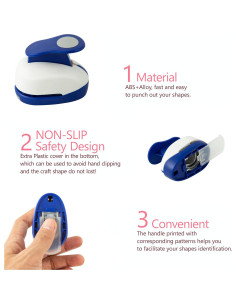 Perforadora Circular 1 Pulgada QIQQIKIN para Manualidades 2