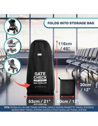 Bolsa de Viaje para Cochecito Bramble Impermeable 116x53cm