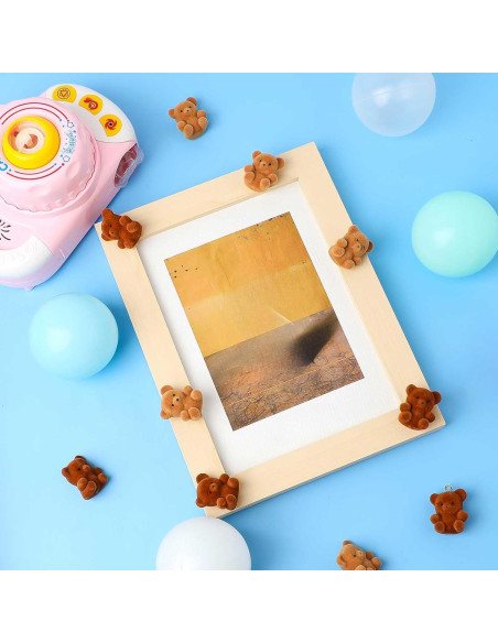 12 Mini Osos Acolchados Hungdao para Decoración de Pasteles