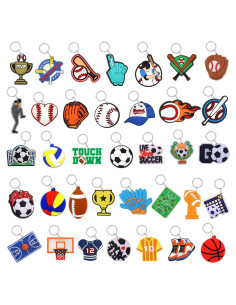 36 Llaveros de Dibujos Animados Veryrich para Niños