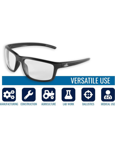 Gafas de Seguridad Bullhead Pompano BH2761AF Lentes Claros UV