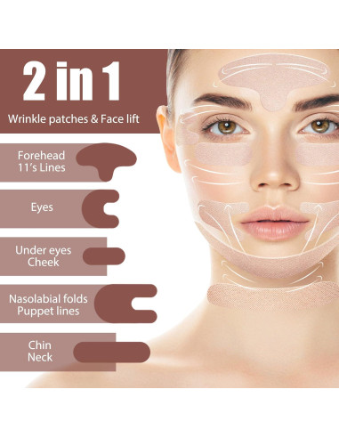 Cinta Facial Antienvejecimiento Akissos - 2 Rollos de 5m