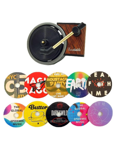 Difusor de fragancia para coche JVHGUBAY tocadiscos retro