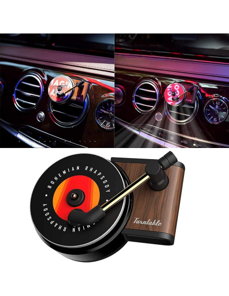 Difusor de fragancia para coche JVHGUBAY tocadiscos retro Difusor de fragancia para coche JVHGUBAY tocadiscos retro