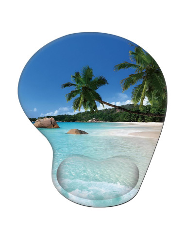 Alfombrilla de Ratón Ergonómica Tharney con Soporte Playa