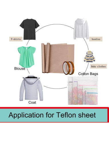 Cinta Térmica Resistente al Calor VIKDOOK 10mm x 33m - 3 Rollos