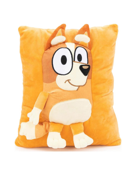 Almohada de Abrazo Bluey Bingo 33 cm - Peluche Suave Oficial