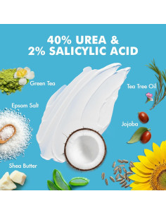 Crema de Urea 40% Ebanel para Pies Secos y Agrietados 130g 2