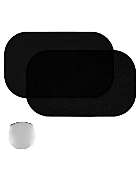 2 Sombrillas para Ventanas de Auto Ohleats 53x36 cm UV