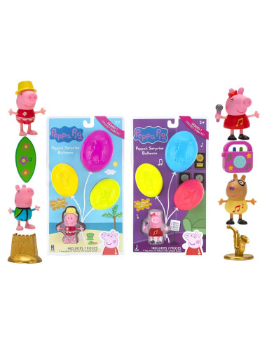 Globos Sorpresa Peppa Pig - Paquete de 2 con 3 Sorprisas