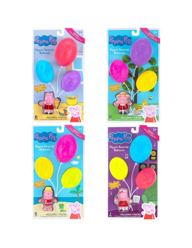 Globos Sorpresa Peppa Pig - Paquete de 2 con 3 Sorprisas
