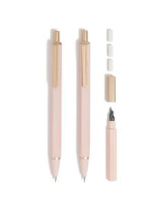 Set de 2 Lápices Mecánicos U Brands Cambria Rosa Blush 0.7 mm