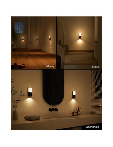 Aplique de Pared Recargable Lyridz LED con Sensor de Movimiento