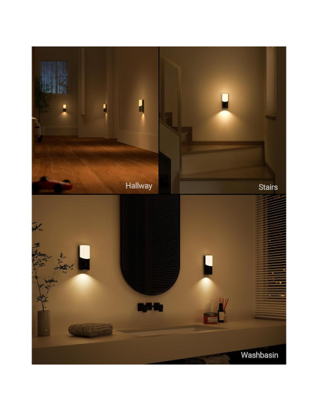 Aplique de Pared Recargable Lyridz LED con Sensor de Movimiento
