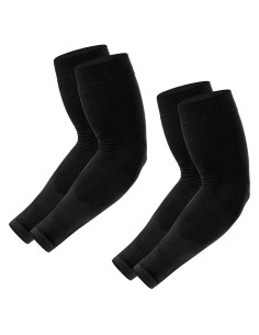 Mangas de Protección Solar UV Newbyinn 2 Paquetes Negro