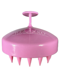 Masajeador de cuero cabelludo RELAXO Rosa para cabello sano