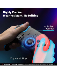 Controlador Inalámbrico AceGamer 2 Pack para Nintendo Switch - Joystick Hall, Turbo, Vibración 2
