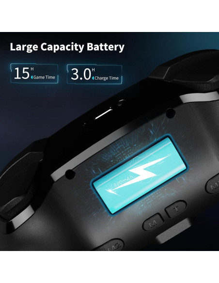 Controlador Inalámbrico AceGamer 2 Pack para Nintendo Switch - Joystick Hall, Turbo, Vibración Controlador Inalámbrico AceGamer 2 Pack para Nintendo Switch - Joystick Hall, Turbo, Vibración