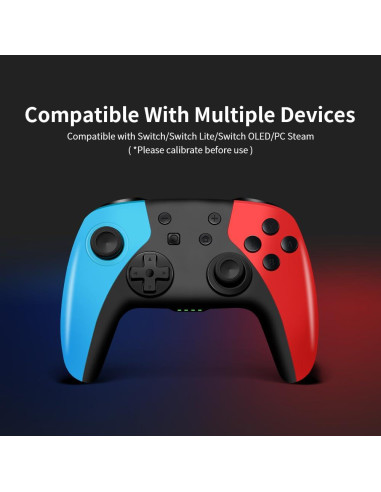 Controlador Inalámbrico AceGamer 2 Pack para Nintendo Switch - Joystick Hall, Turbo, Vibración