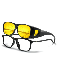 Gafas de Visión Nocturna Polarizadas LVIOE Unisex Amarillo