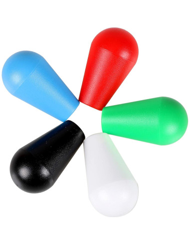 Joystick Arcade Sanwa Avisiri Rojo y Negro 2X DIY 30mm