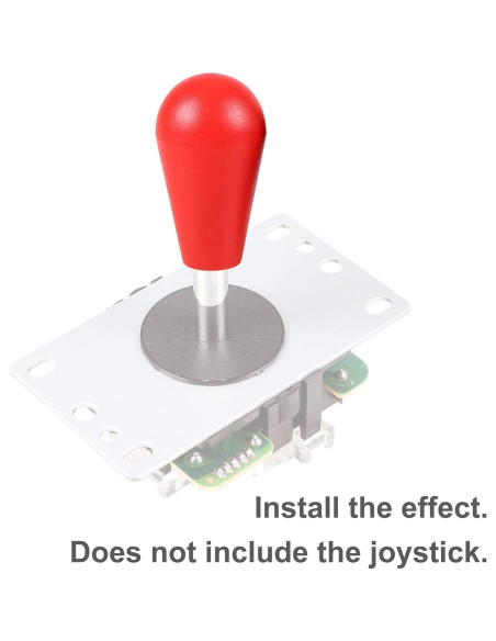 Joystick Arcade Sanwa Avisiri Rojo y Negro 2X DIY 30mm