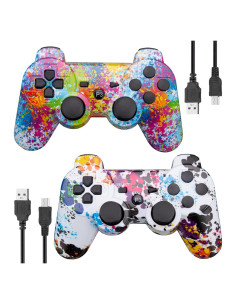 Controladores Inalámbricos Powerextra PS-3, Paquete de 2