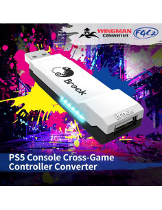 Convertidor Brook Wingman FGC2 para PS5 y PC - Adaptador de Joystick 2