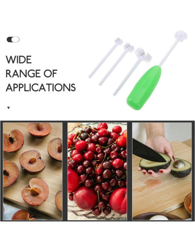 Deshuesadora de Cereza HOLIDYOYO Verde 2 Sets Gadget de Cocina