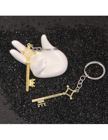 Llavero de Anime AOT Eren Jaeger - Llave del Sótano Dorado
