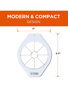 Cortador y Descorazonador de Manzanas Commercial Chef 16x12.7cm 2