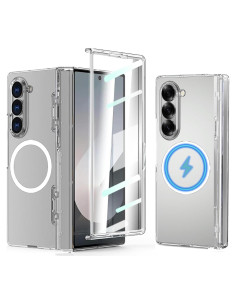 Funda MSOTES para Galaxy Z Fold 7 con MagSafe y protector 9H