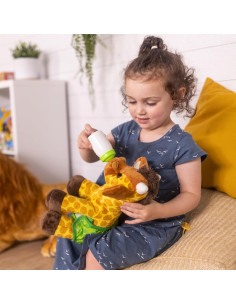 Peluche Jirafa Bebé Melissa & Doug 27.94 cm con Chupete 2