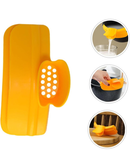 Embudo de Vertido de Silicona TOPPERFUN 13x7x4 cm Amarillo