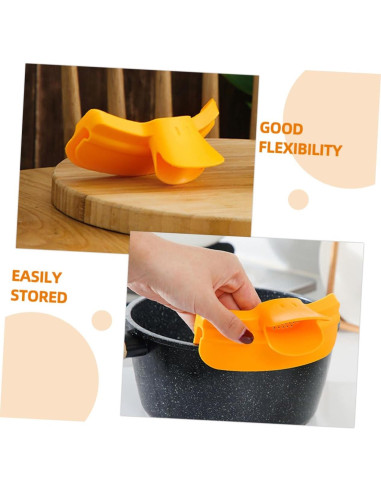 Embudo de Vertido de Silicona TOPPERFUN 13x7x4 cm Amarillo