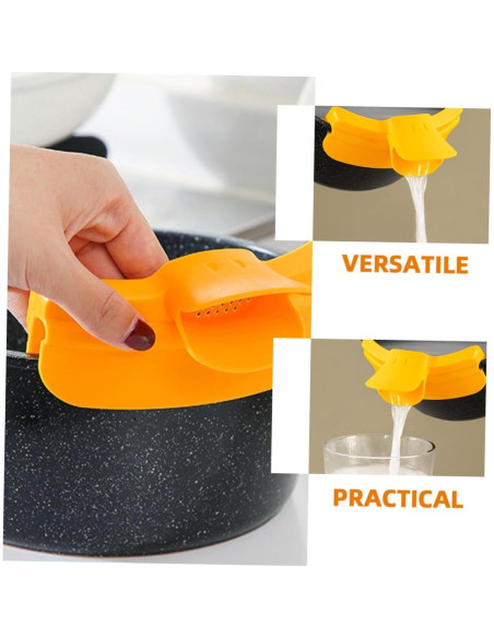 Embudo de Vertido de Silicona TOPPERFUN 13x7x4 cm Amarillo