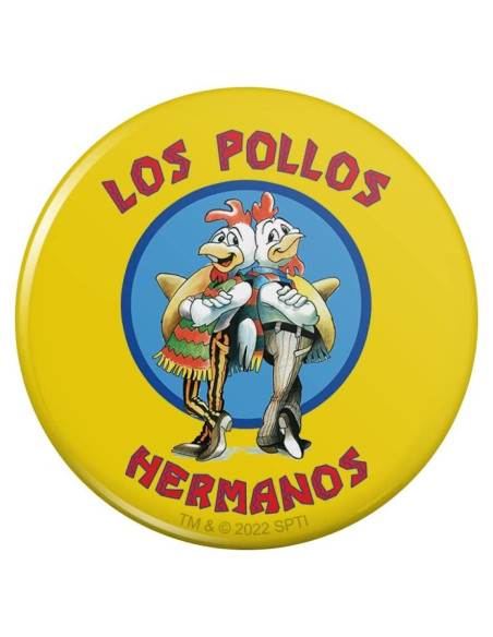 Imán de Botón Breaking Bad Los Pollos Hermanos 5.7cm